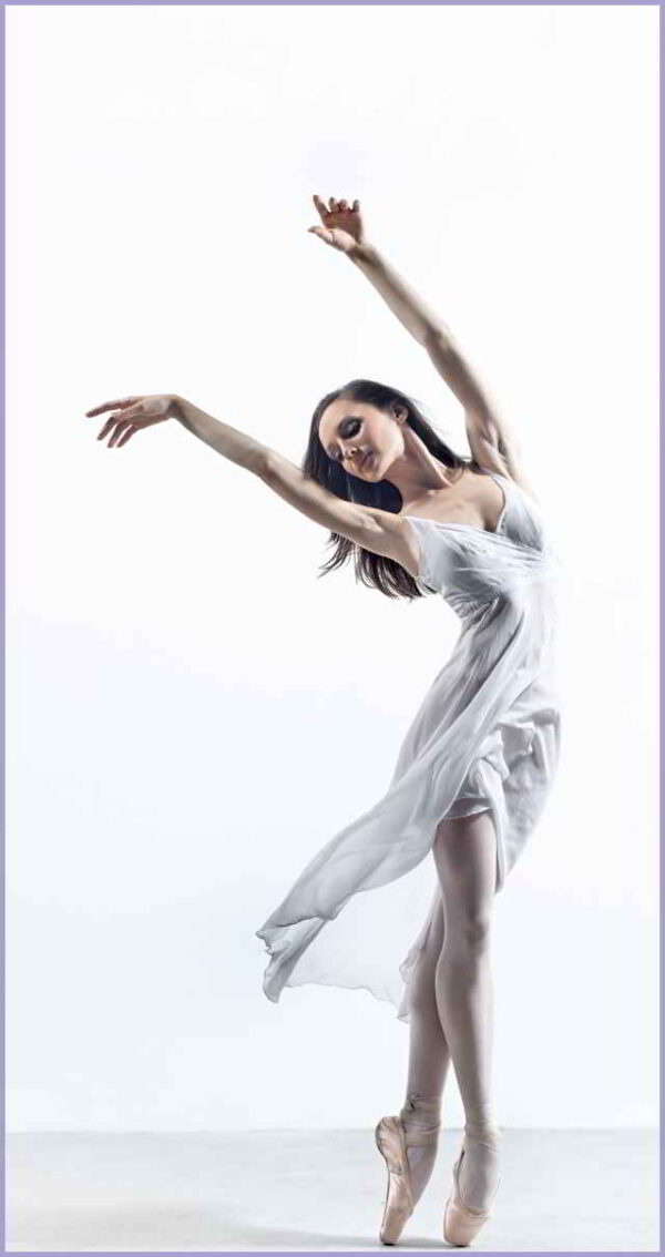 ballerina di classico in elegante posa